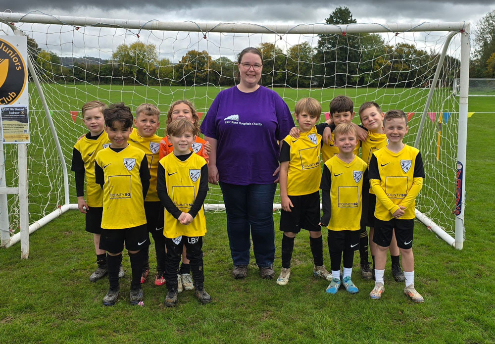 The Kennington Juniors on the pitch