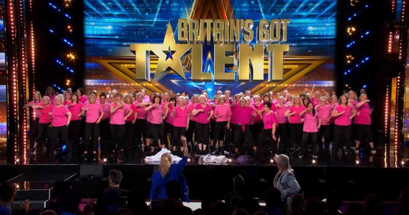 The team of Midlife Movers on Britain's Got Talent