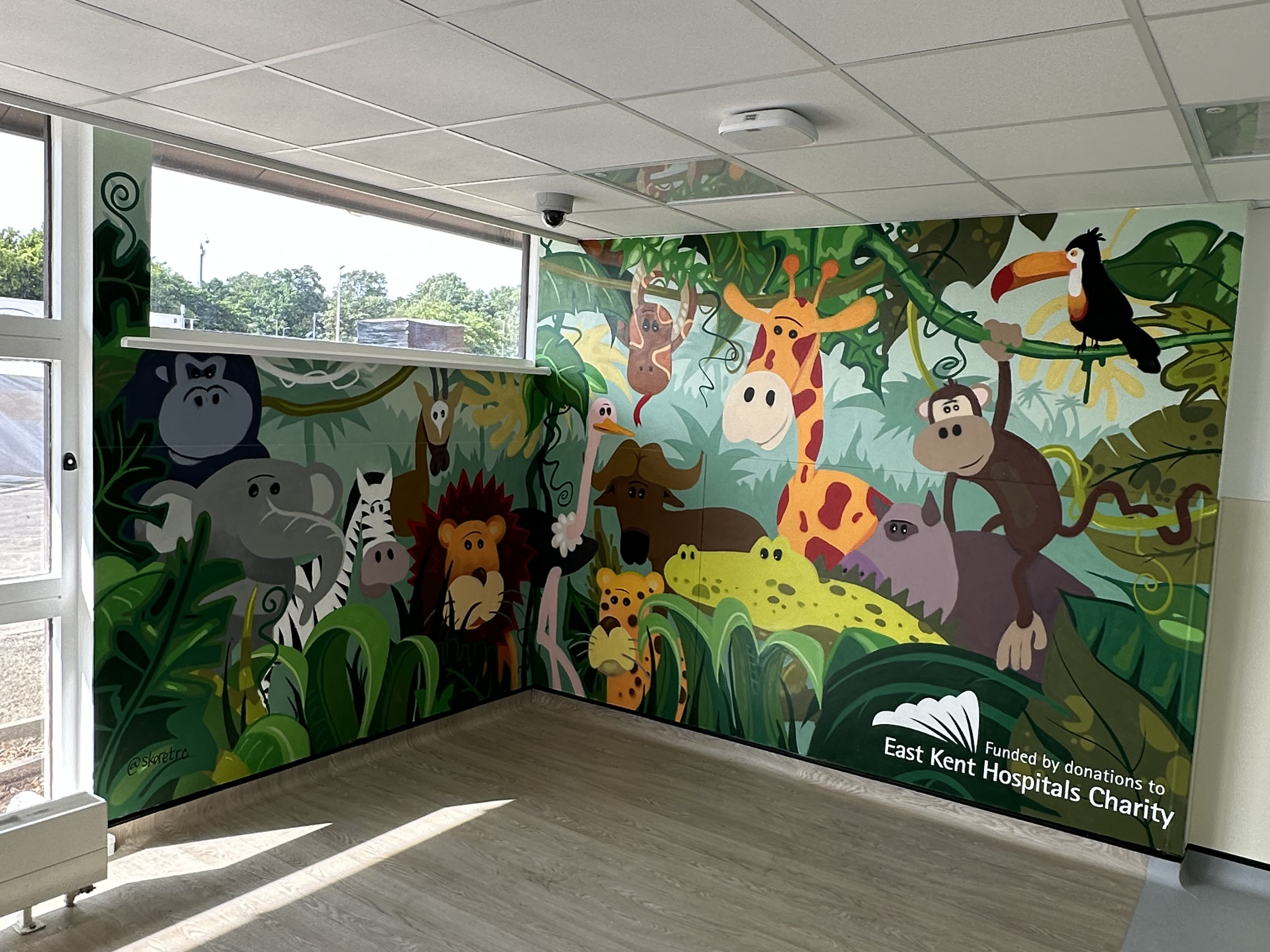 The jungle themed department